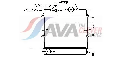 Radiator, engine cooling