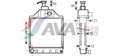 Radiator, engine cooling
