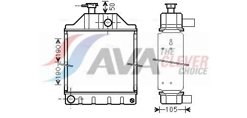 Radiator, engine cooling