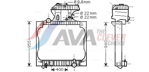 Radiator, engine cooling