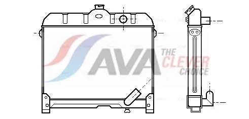 Radiator, engine cooling