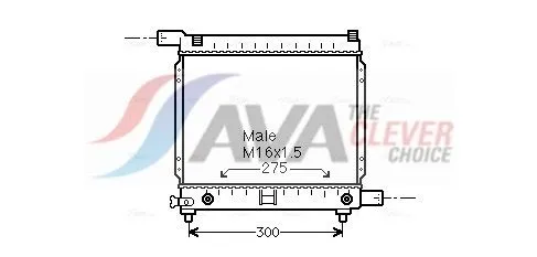 Radiator, engine cooling