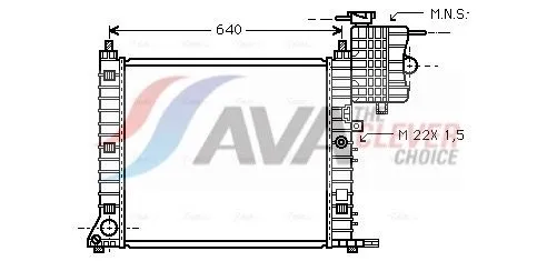Radiator, engine cooling