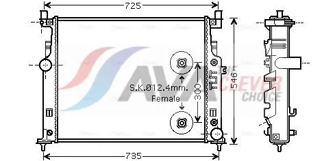 Radiator, engine cooling