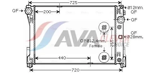 Radiator, engine cooling