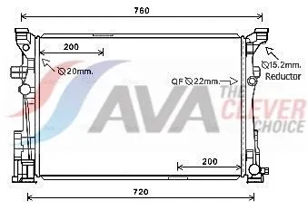 Radiator, engine cooling