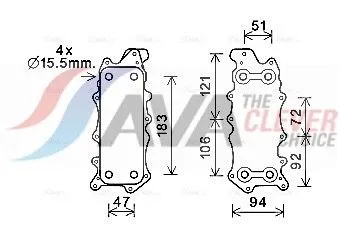 Oil Cooler, engine oil