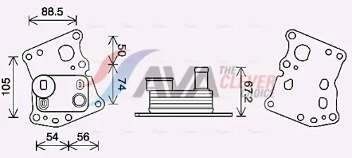 Oil Cooler, engine oil