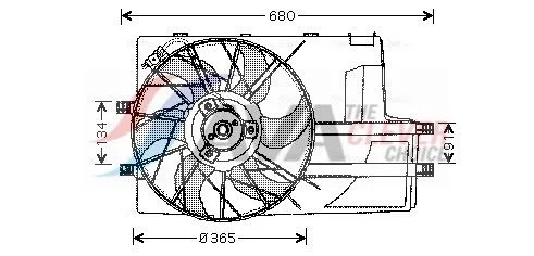 Fan, engine cooling