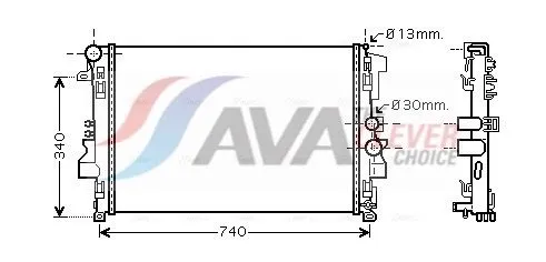 Radiator, engine cooling