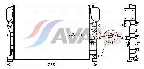 Radiator, engine cooling