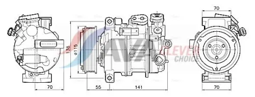 Compressor, air conditioning