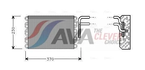 Evaporator, air conditioning