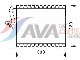 Evaporator, air conditioning