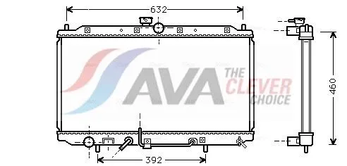 Radiator, engine cooling