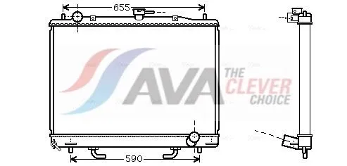Radiator, engine cooling
