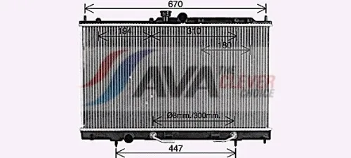 Radiator, engine cooling
