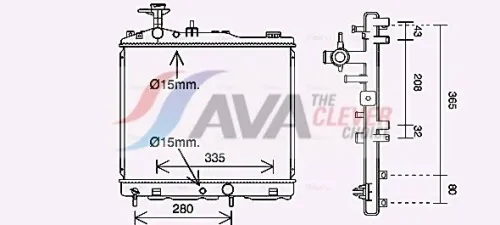 Radiator, engine cooling
