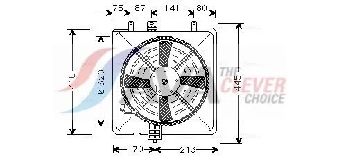Fan, engine cooling