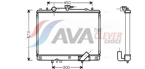 Radiator, engine cooling