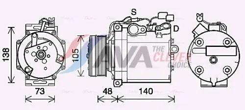 Compressor, air conditioning
