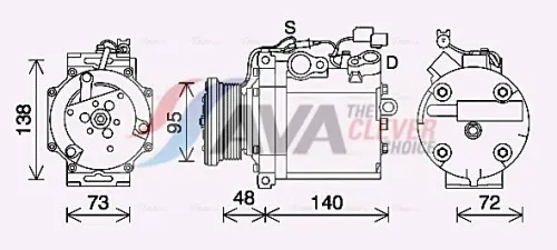 Compressor, air conditioning