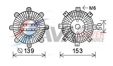 Clutch, radiator fan