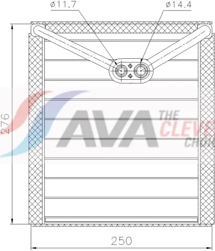 Evaporator, air conditioning