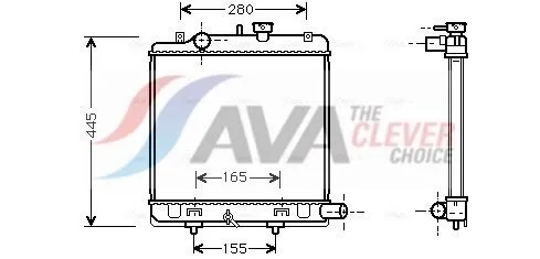 Radiator, engine cooling