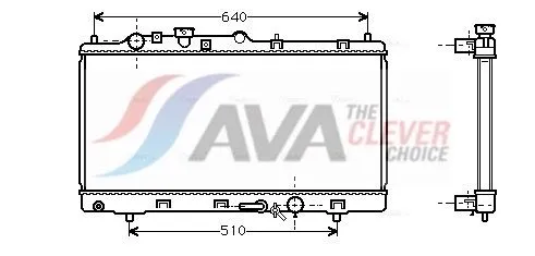 Radiator, engine cooling
