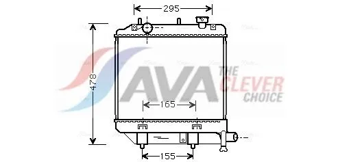 Radiator, engine cooling