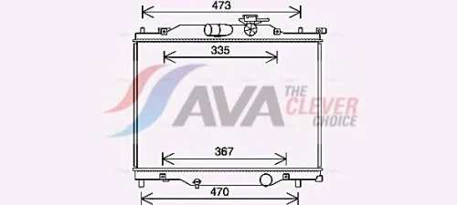 Radiator, engine cooling