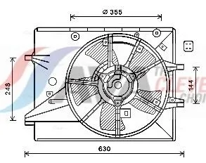Fan, engine cooling