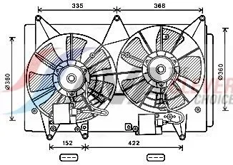 Fan, engine cooling