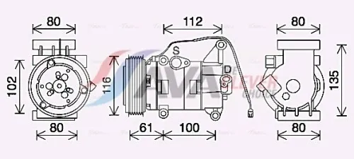 Compressor, air conditioning