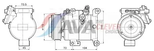 Compressor, air conditioning