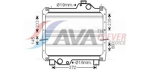 Radiator, engine cooling