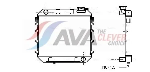 Radiator, engine cooling