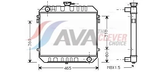 Radiator, engine cooling