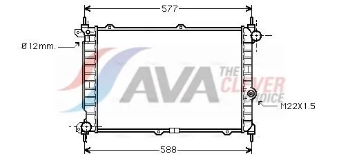 Radiator, engine cooling