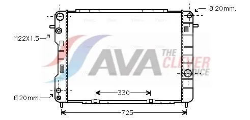 Radiator, engine cooling