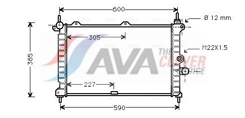 Radiator, engine cooling