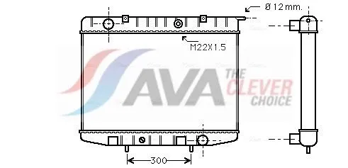 Radiator, engine cooling