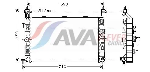 Radiator, engine cooling