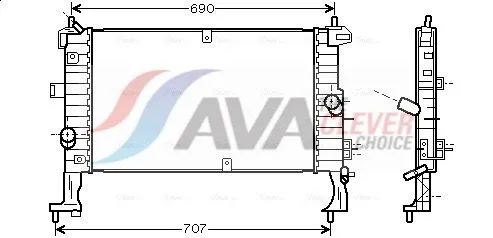Radiator, engine cooling