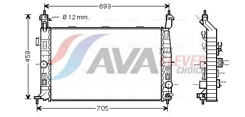 Radiator, engine cooling