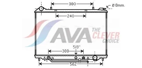 Radiator, engine cooling