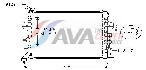 Radiator, engine cooling