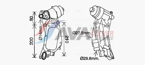 Oil Cooler, engine oil