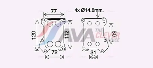 Oil Cooler, engine oil